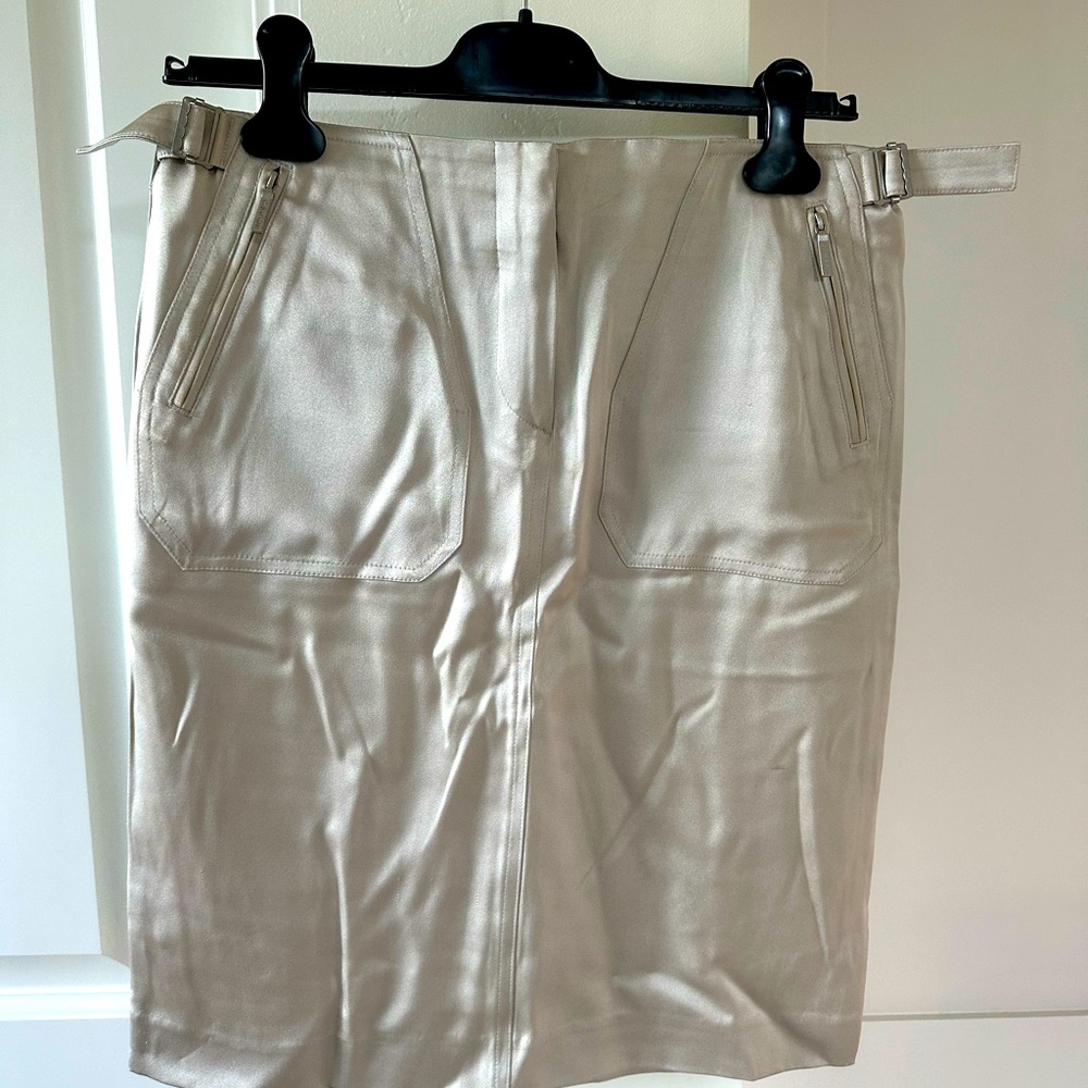 Calvin Klein Collection satin skirt
